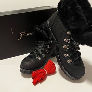 J CREW BLACK NORDIC BOOTS